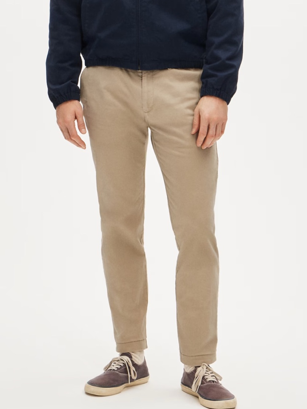 Men's Beige Chino Pants - JCrew slim 484 chinos